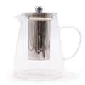 Flask Shape Glass Infuser Teapot - 950ml