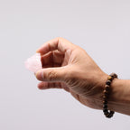 Raw Rose Quartz Crystal Chunks, 500g – view 2