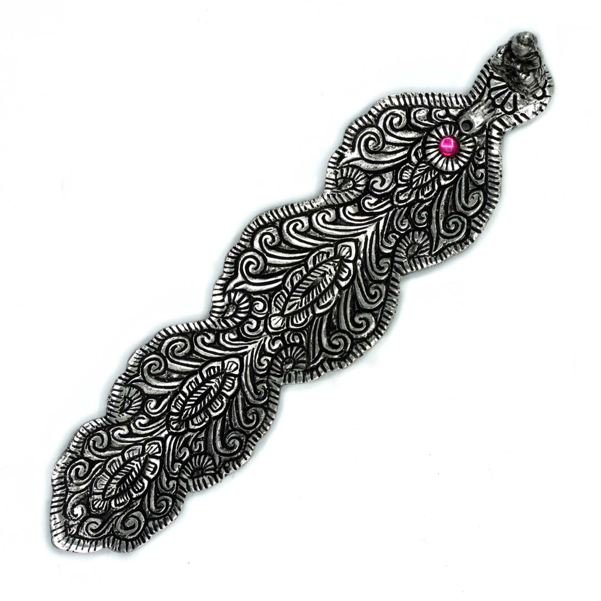 Polished Buddha Long Incense Holder 20cm