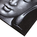 Buddha Painting, Grey Brocade Detail - 80 x 60cm