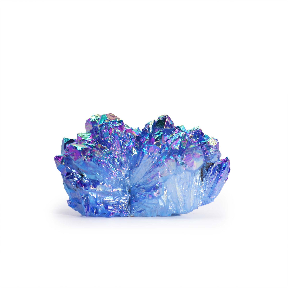 Aura Aqua Halo Quartz Cluster, approx 100-150g 7-10cm – view 3
