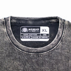 Nomad Sari Stonewashed T-Shirt - Compass of Life - Charcoal - XL – view 4