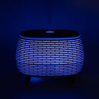 Futuristic Ribbed Aroma Diffuser with Colour-Changing Light – view 8