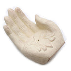 Lotus Hand Incense Burner in White – view 8