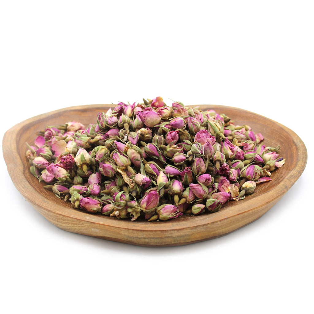 Dried Pink Rose Buds, 500g Bag – view 5