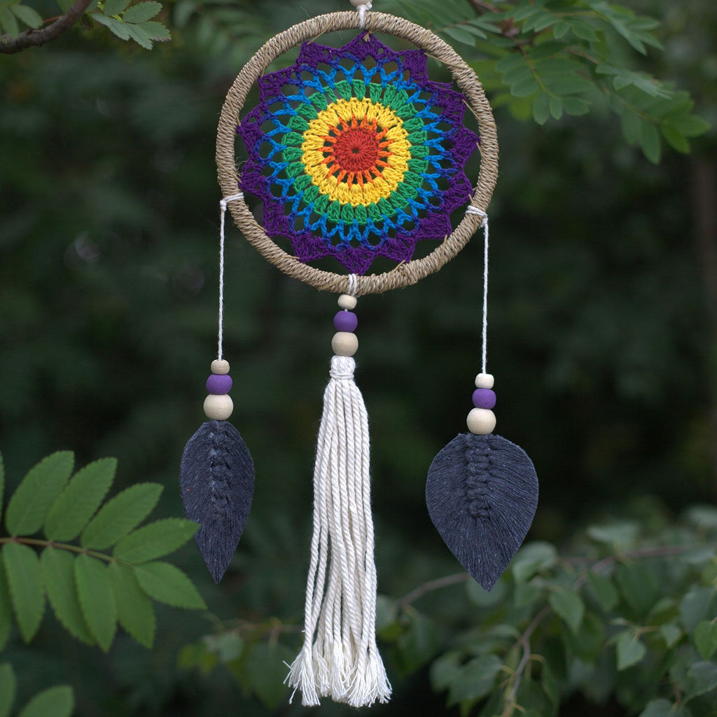 Medium Rainbow Dream Catcher - Elemental Spirits – view 3