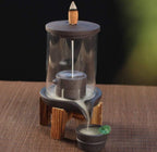 Backflow Incense Burner - Teahouse Waterfall – view 2
