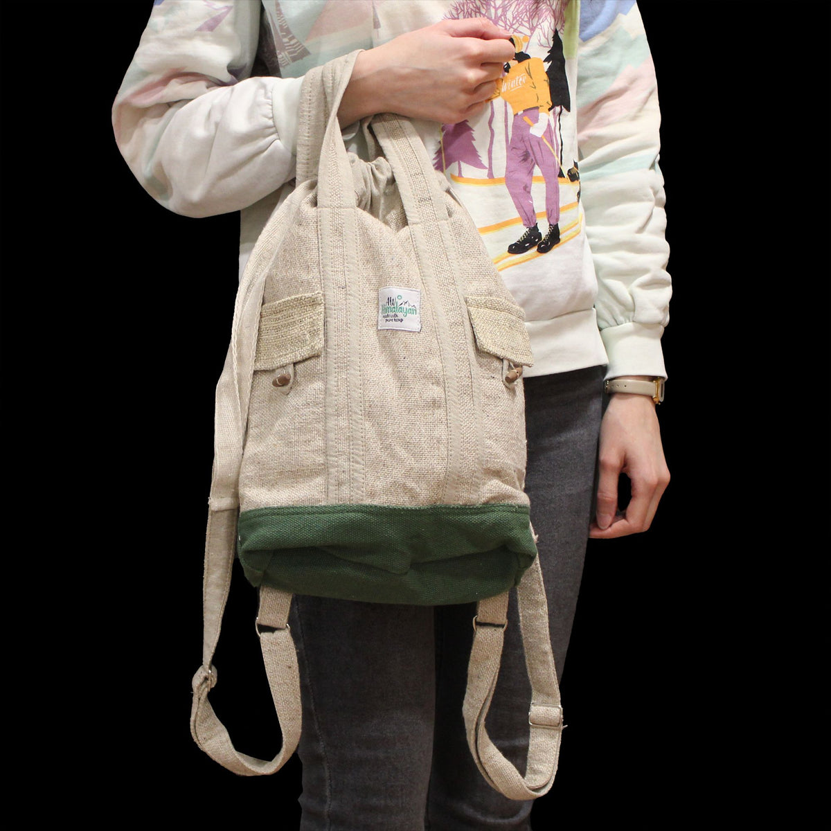 Laptop Backpack - Hemp & Cotton – view 2