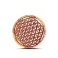 Round Decorative Wooden Flower of Life Panel 30cm