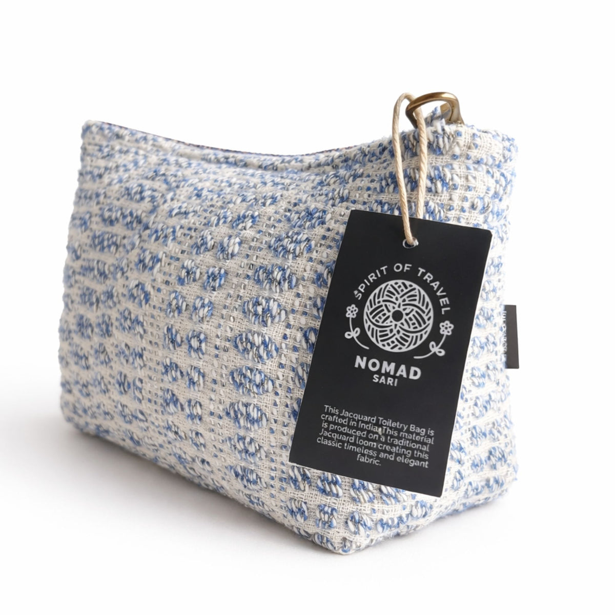 Nomad Sari Jacquard Toiletry Bag - Indigo Echo – view 6