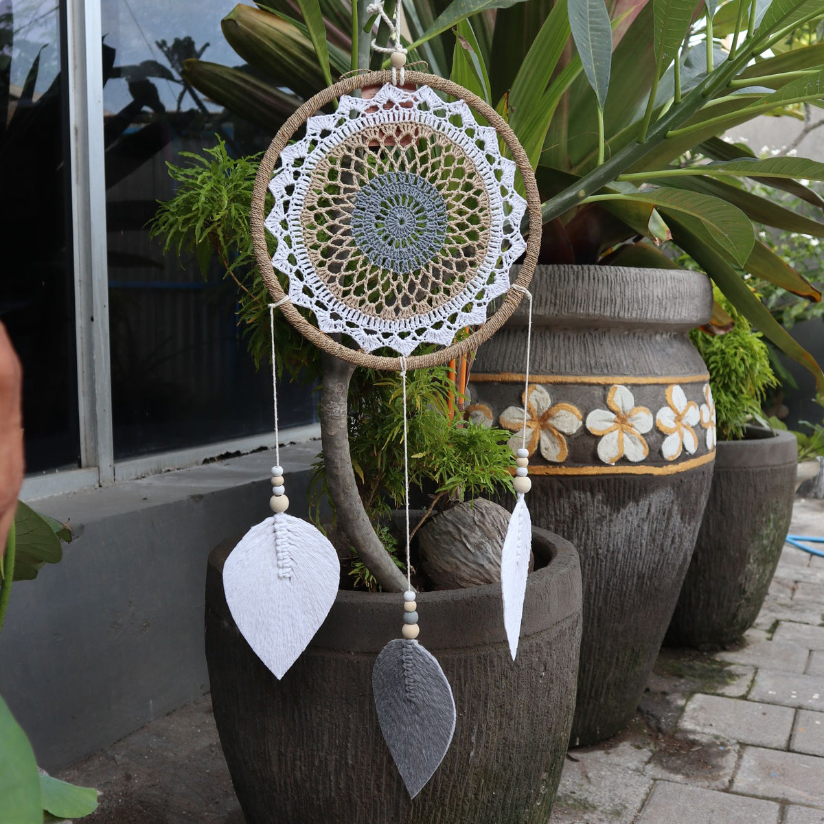 Large Brown Dream Catcher - Elemental Spirits – view 6