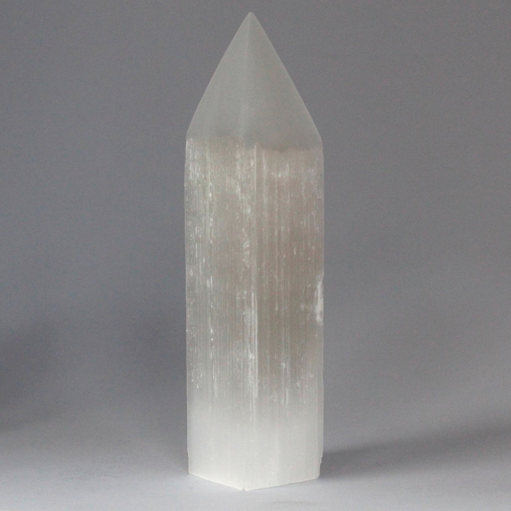 Selenite Pencil Point Tower - 20 cm – view 3