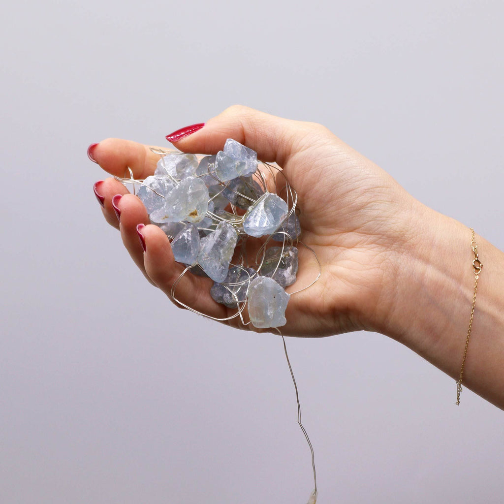 Celestite Gemstone Enchantment Lights – view 4