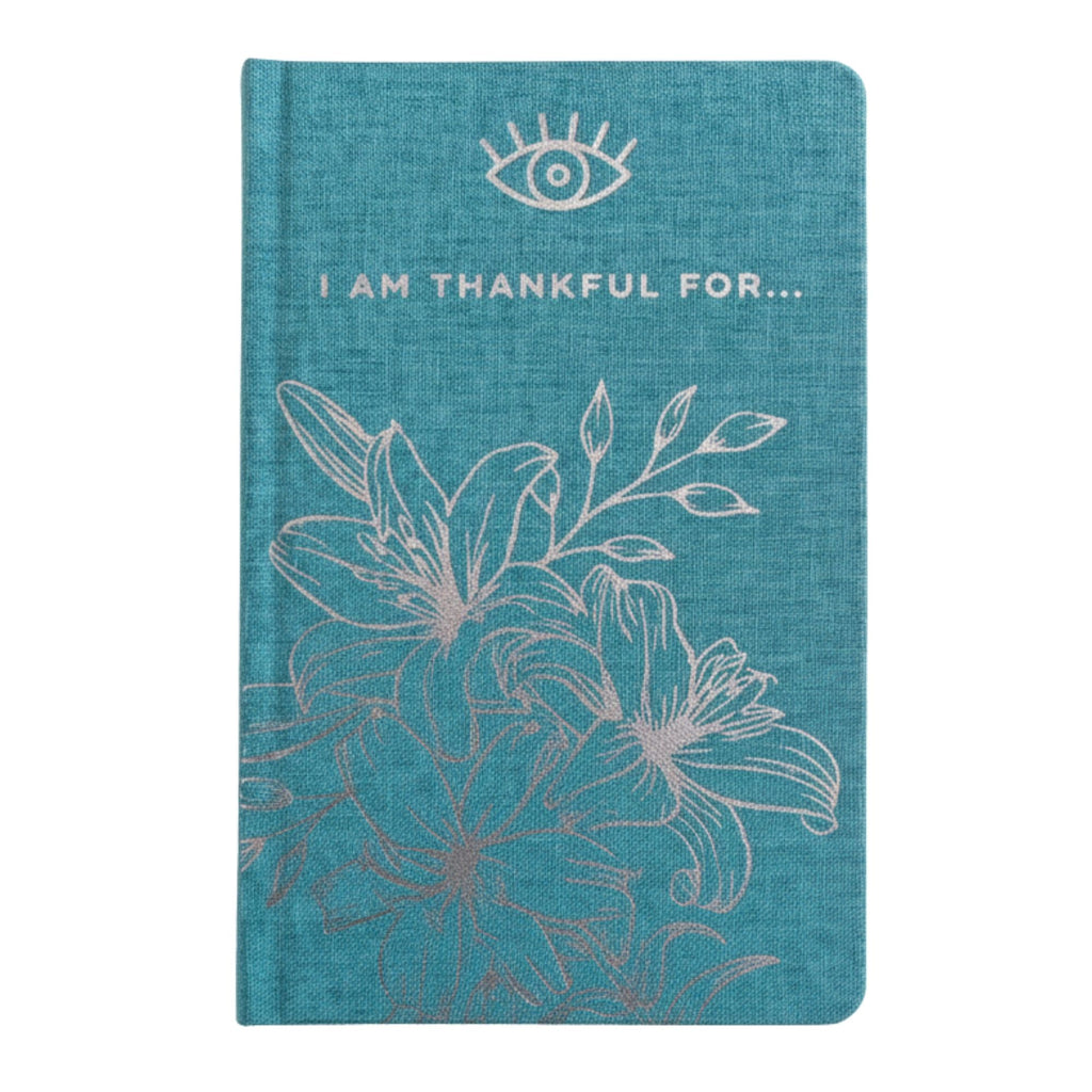 Blue Gratitude Journal with Silver Lining, 120 Pages – view 3