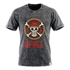 Nomad Sari Stonewashed T-Shirt - Rebel - Charcoal - Medium – view 3