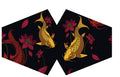 Reusable Fashion Face Covering - Golden Fish Print