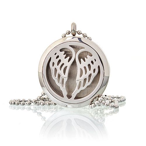 Angel Wings Aromatherapy Diffuser Necklace 30mm