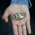 Orgonite Power Pendant - 7 Stone Chakra Oval with Tree – view 3