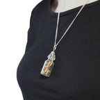 Bottled Gemstones Necklace - Tiger Eye – view 4