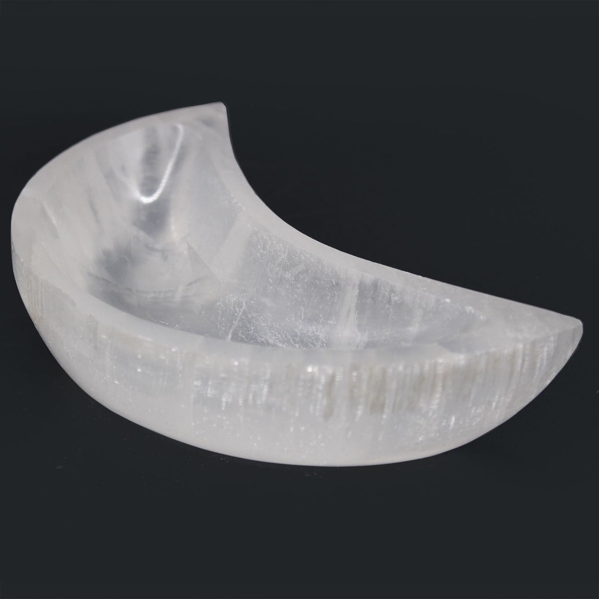 Selenite Moon Bowl - 15cm – view 2