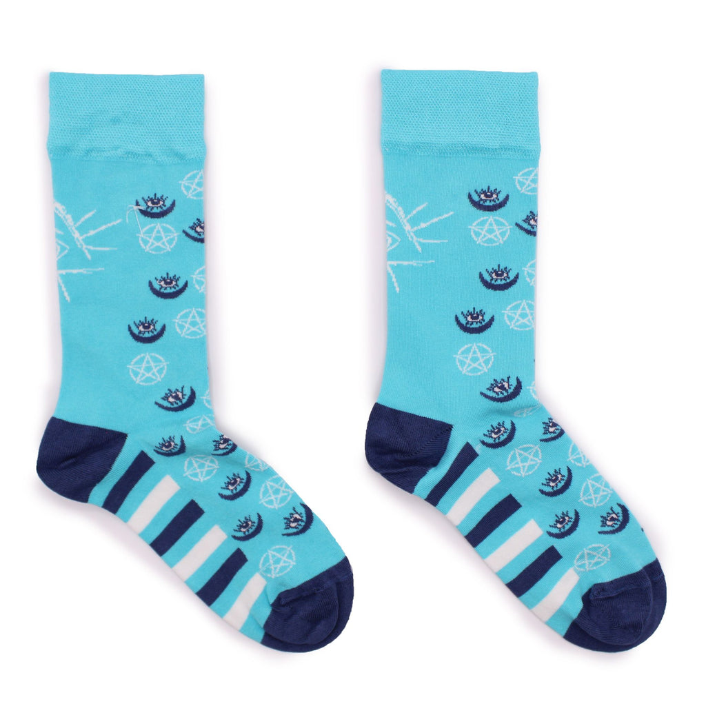 Hop Hare Bamboo Socks (36-40) - Pentagram and Evil Eye – view 4