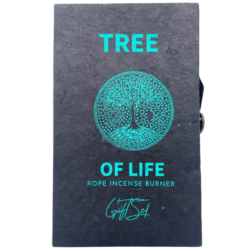 Rope Incense and Silver Plated Holder Set - Tree of Life – view 7