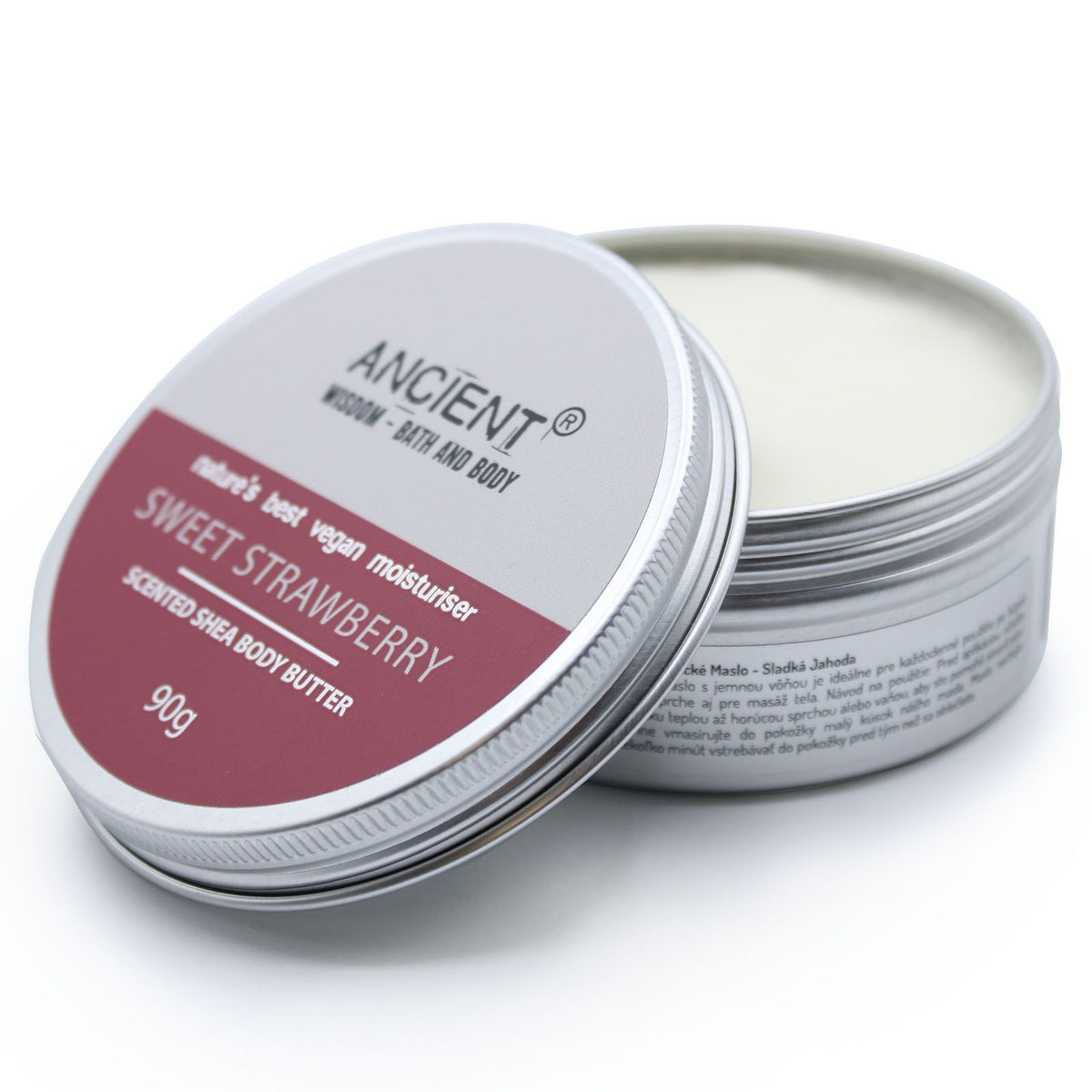 Scented Shea Body Butter 90g - Sweet Strawberry – view 3