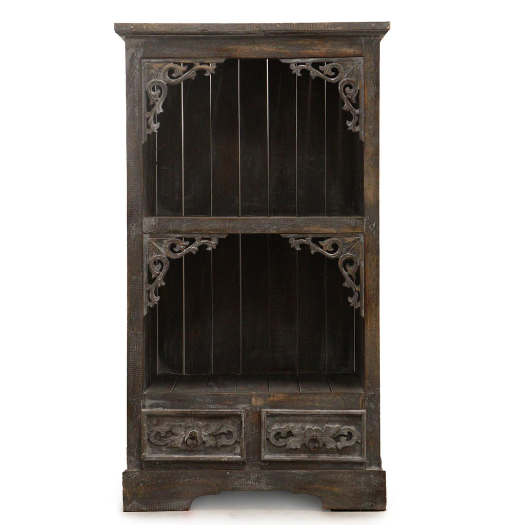Albasia Wood Bathroom Cabinet - Greywash, 120 x 66.7 cm – view 3