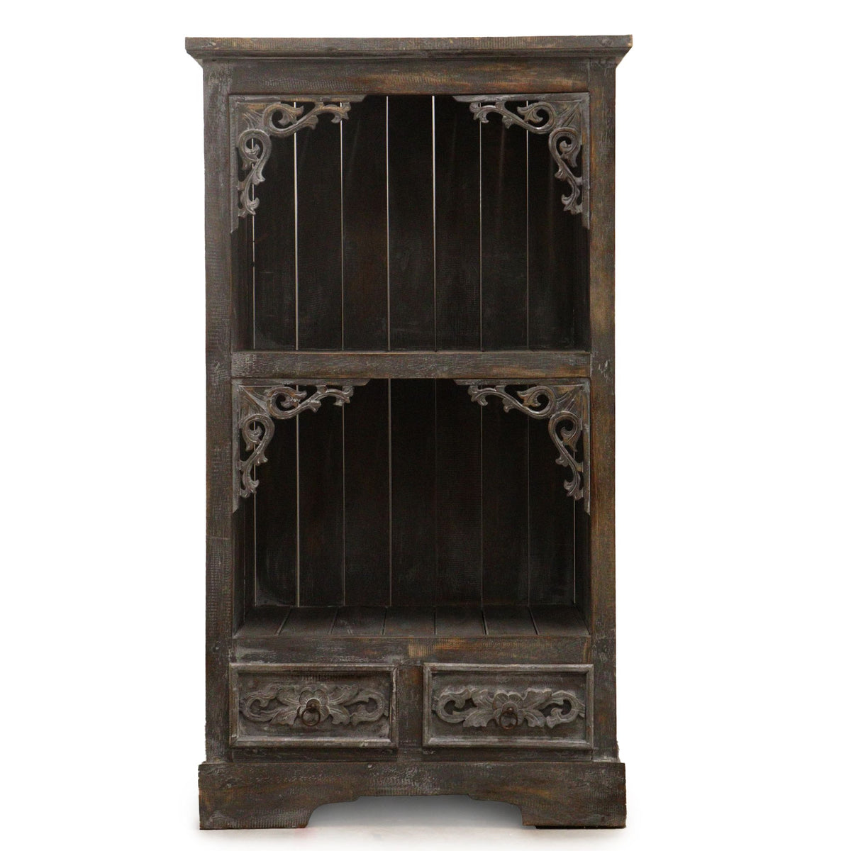 Albasia Wood Bathroom Cabinet - Greywash, 120 x 66.7 cm – view 3