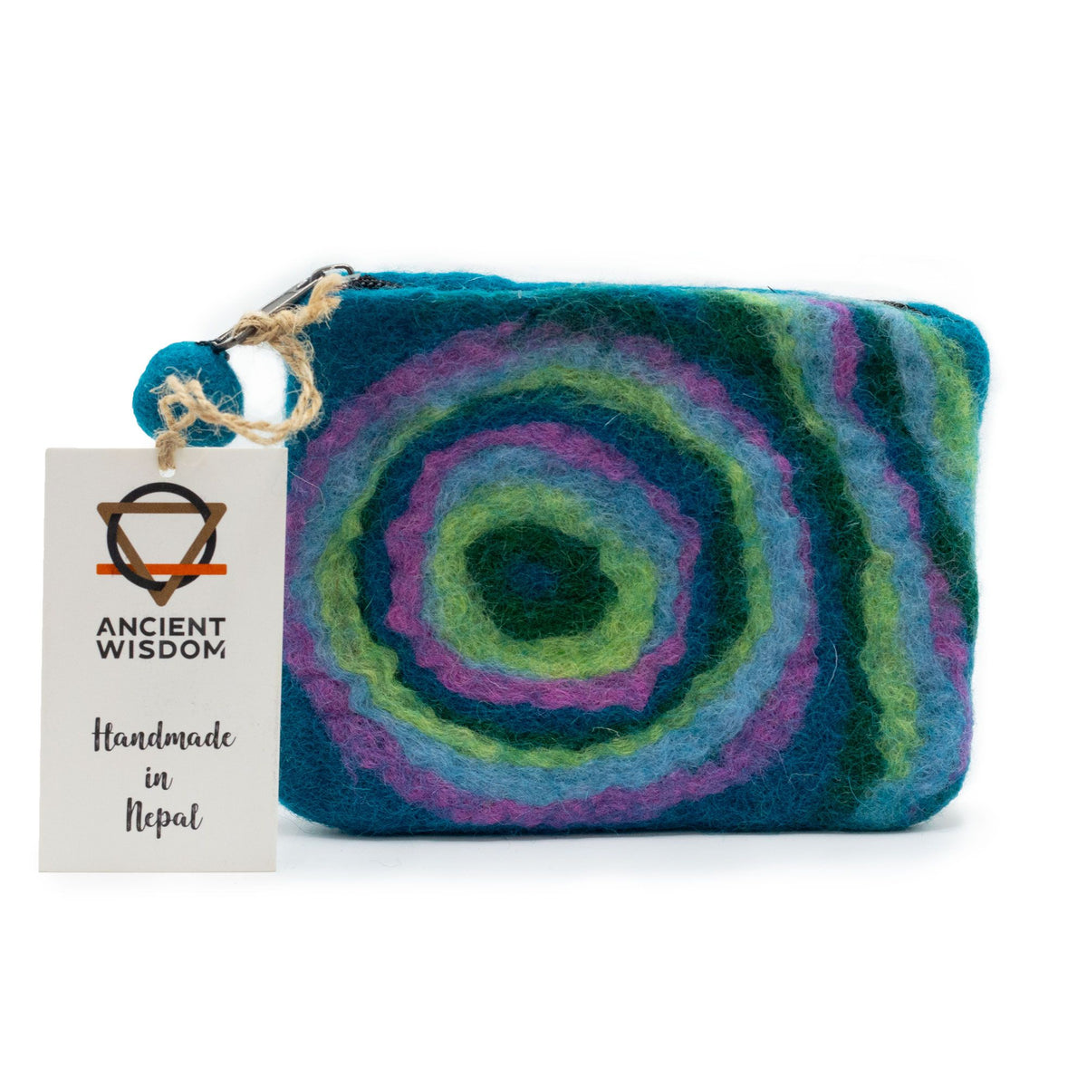 Psychedelic Felt Zipper Pouches - Set of 3 – view 3