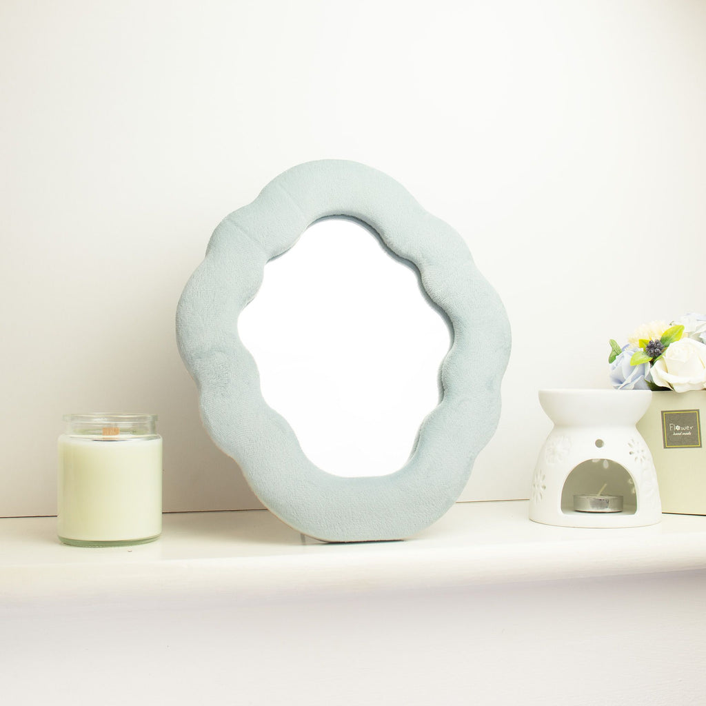 Squiggly Cloud Mirror - Cloud Blue - 28 x 24 cm – view 3