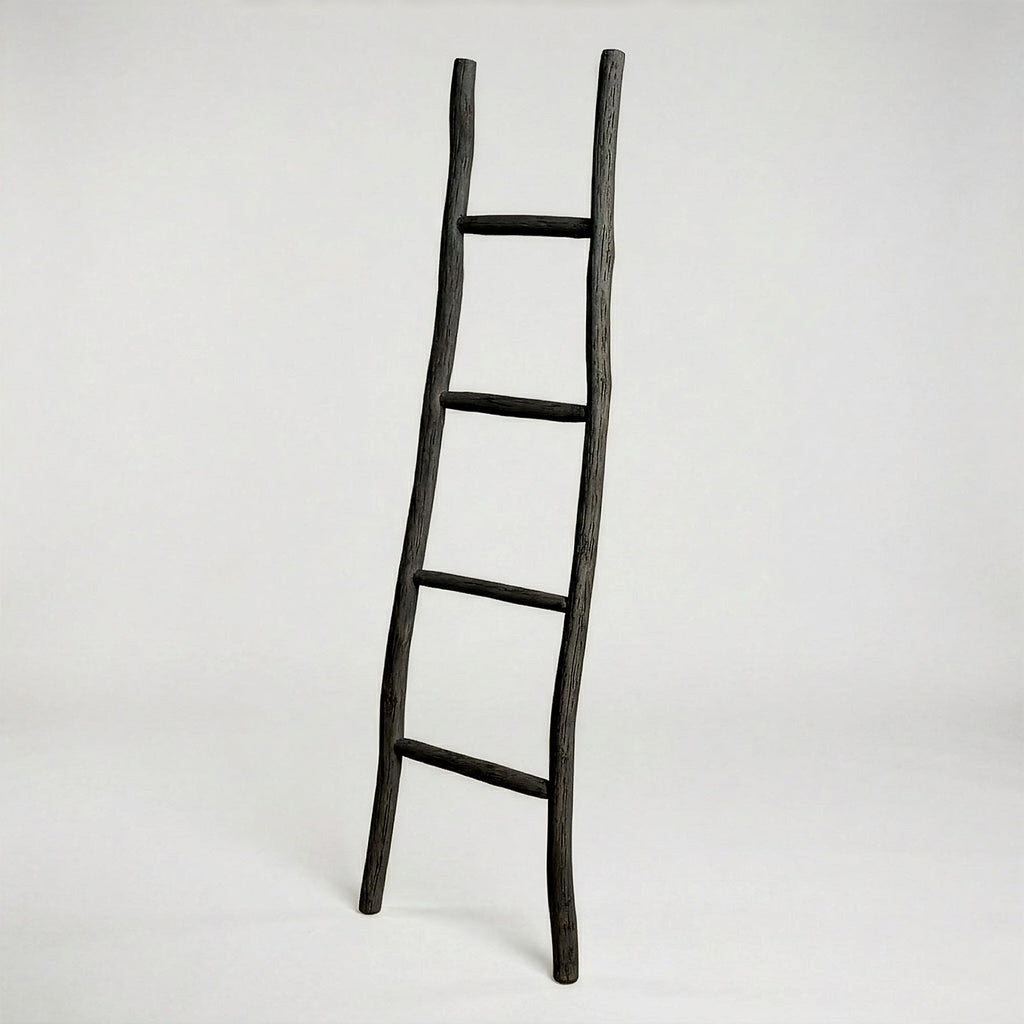 Kemu Wood Ladder, 1.5 m - Black