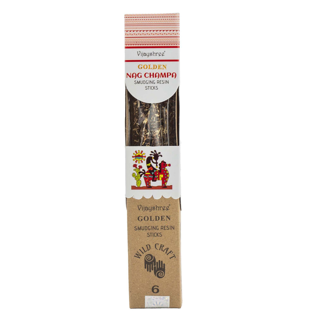 Golden Nag Champa Smudging Resin Sticks - 30g – view 2