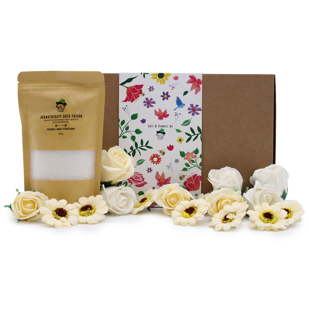 Wild Hare Salt & Flowers Set - Eucalyptus & Ginger – view 5