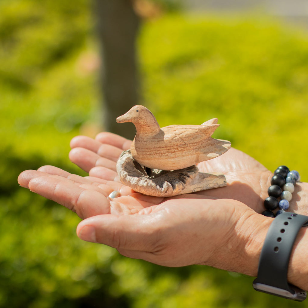 Parasite Wood Carving - Wild Duck Resting – view 4