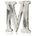 Shabby Chic Wooden Letter M - Mango Wood