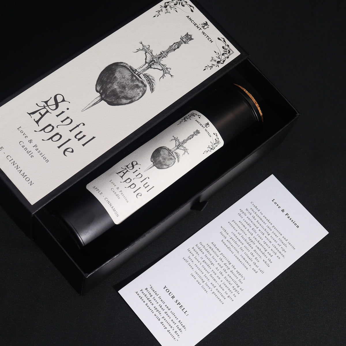 Ancient Witch Sinful Apple Ritual Candle - Apple & Cinnamon – view 5