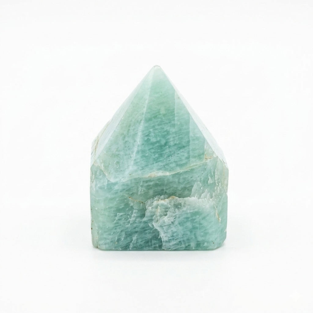 Indian Amazonite Top Polished Gemstone Point, pack of 5-6 pieces – view 5