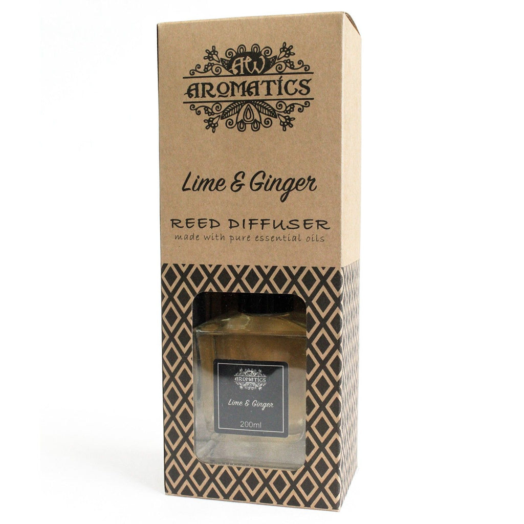 Lime & Ginger Essential Oil Reed Diffuser 200ml – view 2