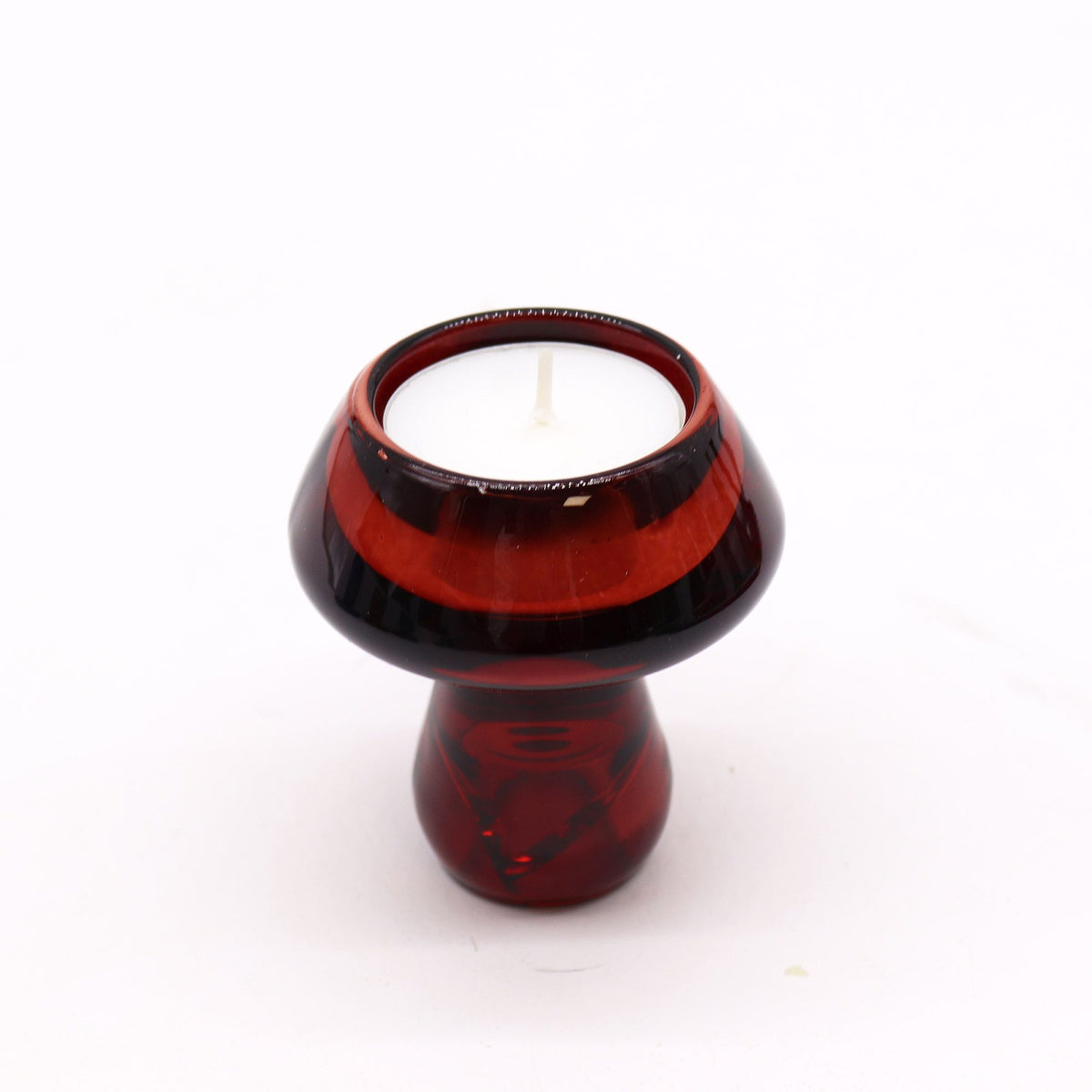 Mushroom Flip Candle Holder Set - Vampire Red