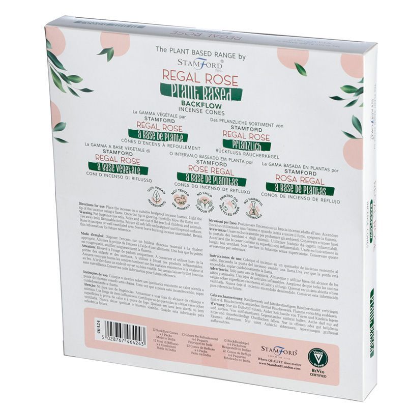 Stamford Backflow Incense Cones - Regal Rose (12 pack) – view 2