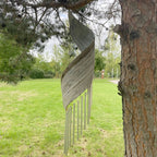 Coconut Leaf Wind Chime - Whitewash, 50 cm