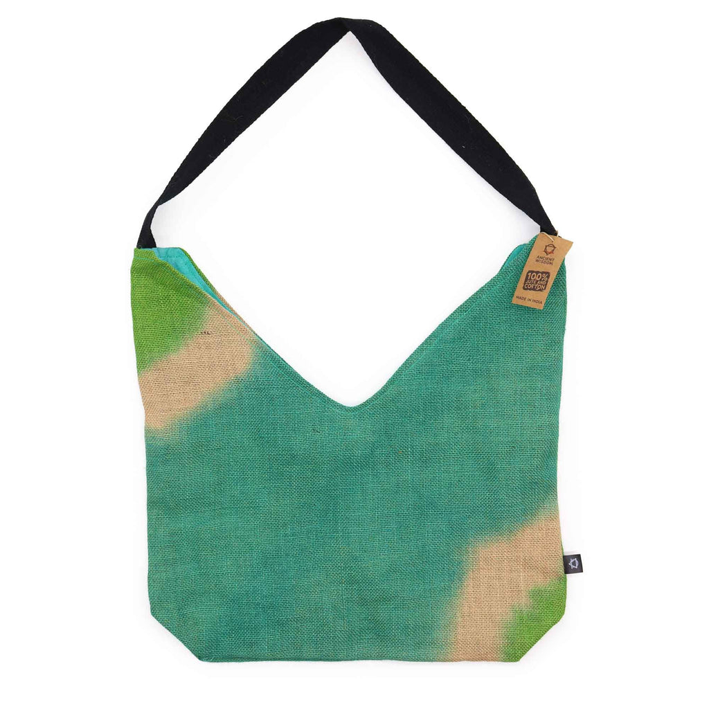 Soft Blend Shoulder Tote - Teal – view 4