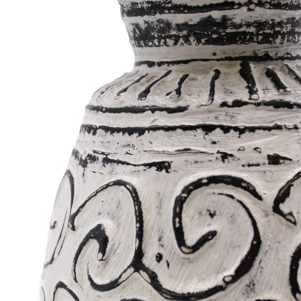 Swirls Shaped Vase - Cream – view 3