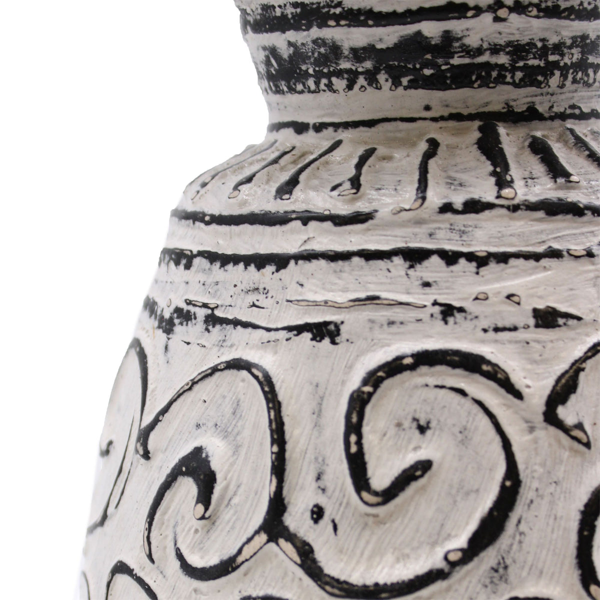 Swirls Shaped Vase - Cream – view 3