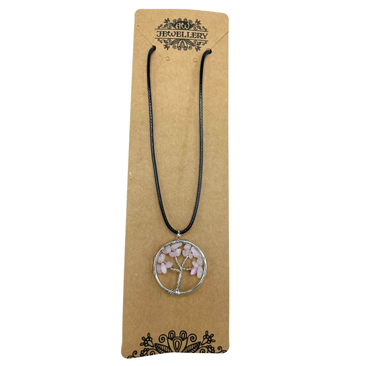 Tree of Life Pendant - Rose Quartz – view 2