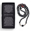 Lava Stone and Howlite Necklace - Cultural Connection