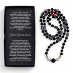 Lava Stone and Howlite Necklace - Cultural Connection