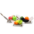 Coconut Leaf Fruit Bowl Set of 3 - Whitewash, 30 x 22 cm