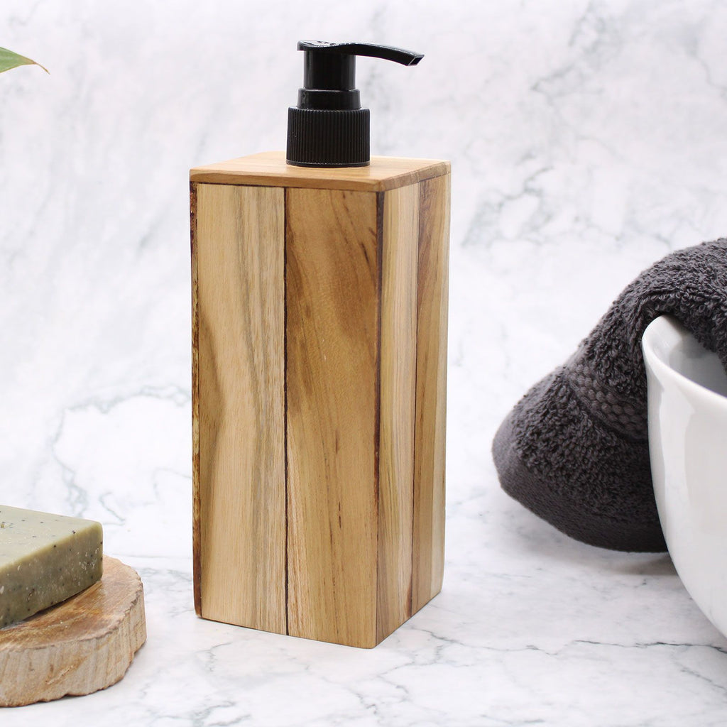Natural Teakwood Soap Dispenser - Square – view 10